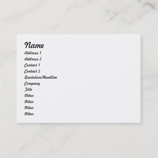 カレンダーの背部が付いている2012年の名刺 名刺 (正面)