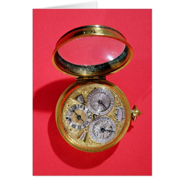 カレンダーの腕時計、c.1690 (正面)