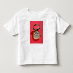 カレンダーの腕時計、c.1690 トドラーTシャツ