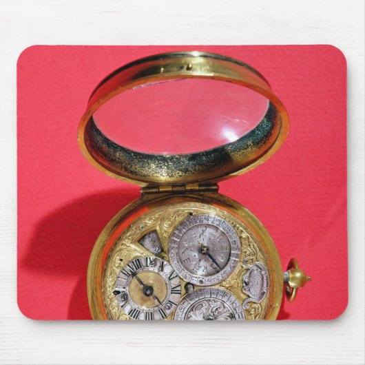 カレンダーの腕時計、c.1690 マウスパッド (正面)