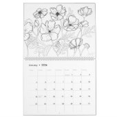 カレンダーの色付けカレンダーに色を付ける カレンダー (1月 2026)