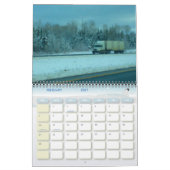 カレンダーを全国各地からトラックで運ぶこと カレンダー (2月 2027)