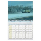 カレンダーを全国各地からトラックで運ぶこと カレンダー (2月 2026)