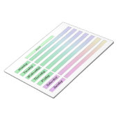 カレンダーを切り離し、メモ付きのノートブックを作成する ノートパッド (アングル)