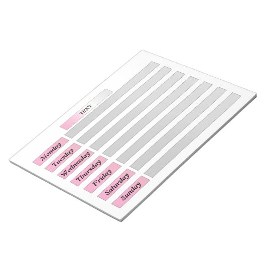 カレンダーを切り離し、メモ付きのノートブックを作成する ノートパッド (アングル)