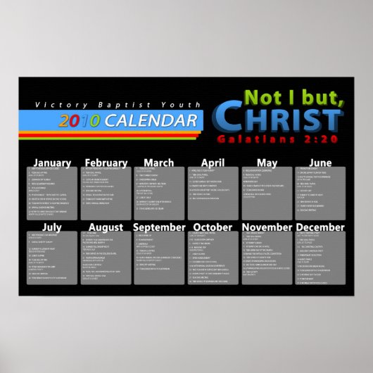 カレンダーイベント ポスター (正面)