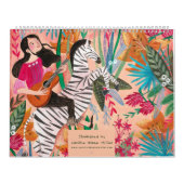 カレンダーイラストレーションカロリンボンヌミュラー カレンダー (カバー)