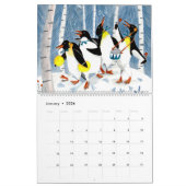 カレンダーイラストレーションカロリンボンヌミュラー カレンダー (1月 2026)