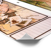 カレンダーシャンパン - アルフォンス・ミュシャ ポスター (角)