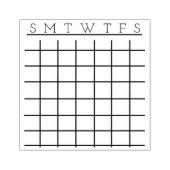 カレンダースタンプ。 ラバースタンプ (インプリント)