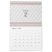 カレンダーテンプレート2024写真カスタム家族写真 カレンダー (2月 2019)