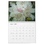 カレンダーデジタルフラワーガーデン#4 カレンダー (3月 2027)