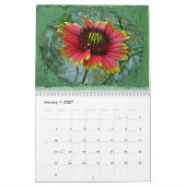 カレンダーデジタルフラワーガーデン#4 カレンダー (1月 2027)