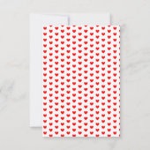 カレンダーハート結婚式日付の保存 セーブザデート (裏面)