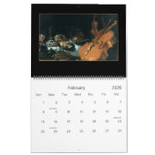 カレンダーヴィンテージスチルライフアート14画像2 カレンダー (2月 2026)