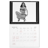 カレンダーヴィンテージピンアップ女の子14画像2月–1月 カレンダー (2月 2027)