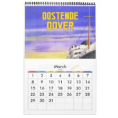 カレンダーヴィンテージ旅行14ポスターEurope plain カレンダー (3月 2026)