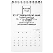 カレンダー上のビジネスブランド カレンダー (1月 2026)