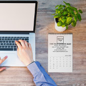 カレンダー上のビジネスブランド カレンダー