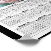 カレンダー写真に差し替えてください ポスター (角)