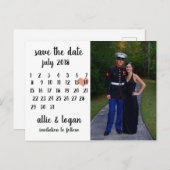 カレンダー写真はがきを保存する 案内ポストカード (正面/裏面)