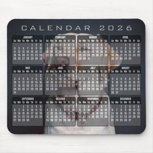 カレンダー写真 2026 マウスパッド (正面)