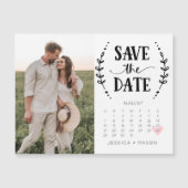 カレンダー国のマグネットを素朴保存する (正面)