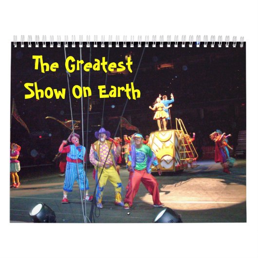 カレンダー地上最大のショー カレンダー (カバー)