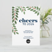 カレンダー応援 – 緑の青 – ビジネスロゴ シーズンカード (スタンド正面)