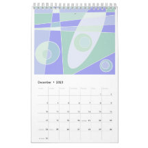 カレンダー抽象芸術サーフィン2023