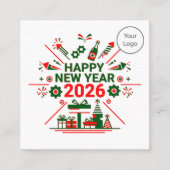カレンダー新年2026スクエア名刺 スクエア名刺 (正面)