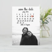 カレンダー日付の保存 セーブザデート (スタンド正面)