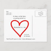 カレンダー日付ポストカードの保存 案内ポストカード (裏面)