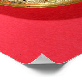 カレンダー時計, c.1690 ポスター (角)