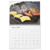 カレンダー最高のにおけるバーガー カレンダー (1月 2027)