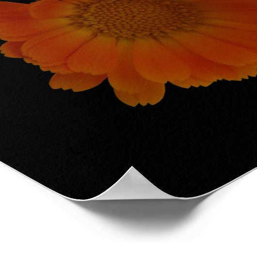 カレンダー枠を使用した詩編23 ポスター (角)