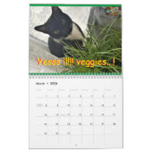 カレンダー猫のプロキシ カレンダー (3月 2026)