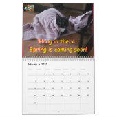 カレンダー猫のプロキシ カレンダー (2月 2027)