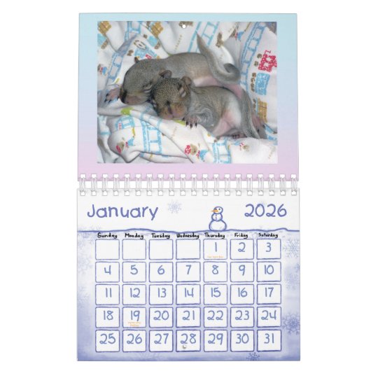 カレンダー (1月 2026)