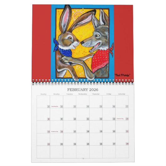 カレンダー (2月 2026)