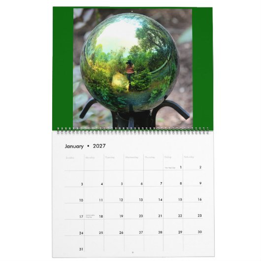 カレンダー (1月 2027)