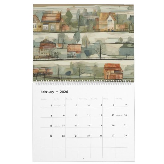 カレンダー (2月 2026)