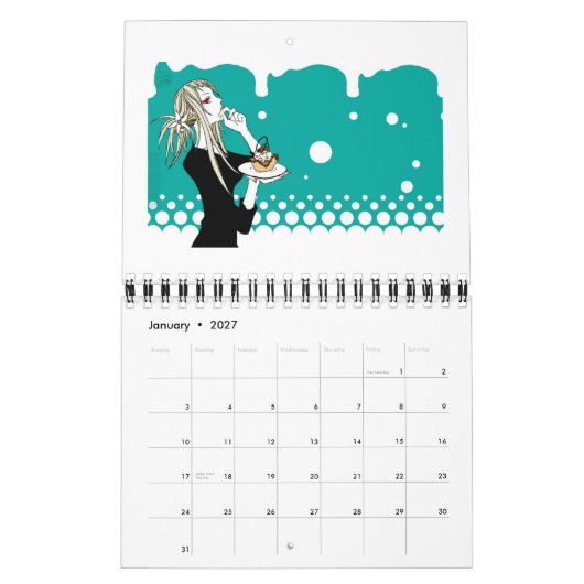 カレンダー2009 JJChopper カレンダー (1月 2027)