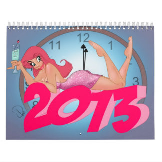 カレンダー2013年の上のさくらんぼPin カレンダー