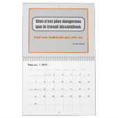 カレンダー2013年、フランス語 カレンダー (2月 2027)