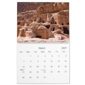 カレンダー2015年のPetra カレンダー (3月 2027)
