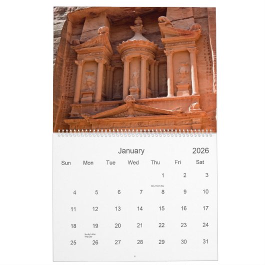 カレンダー2015年のPetra カレンダー (1月 2026)