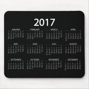 カレンダー2017 マウスパッド