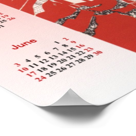 カレンダー2018ソビエトのポスター1937 ポスター (角)