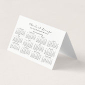 カレンダー2018美しいスタジオヘアスタイリラッシュロゴ 名刺 (正面)